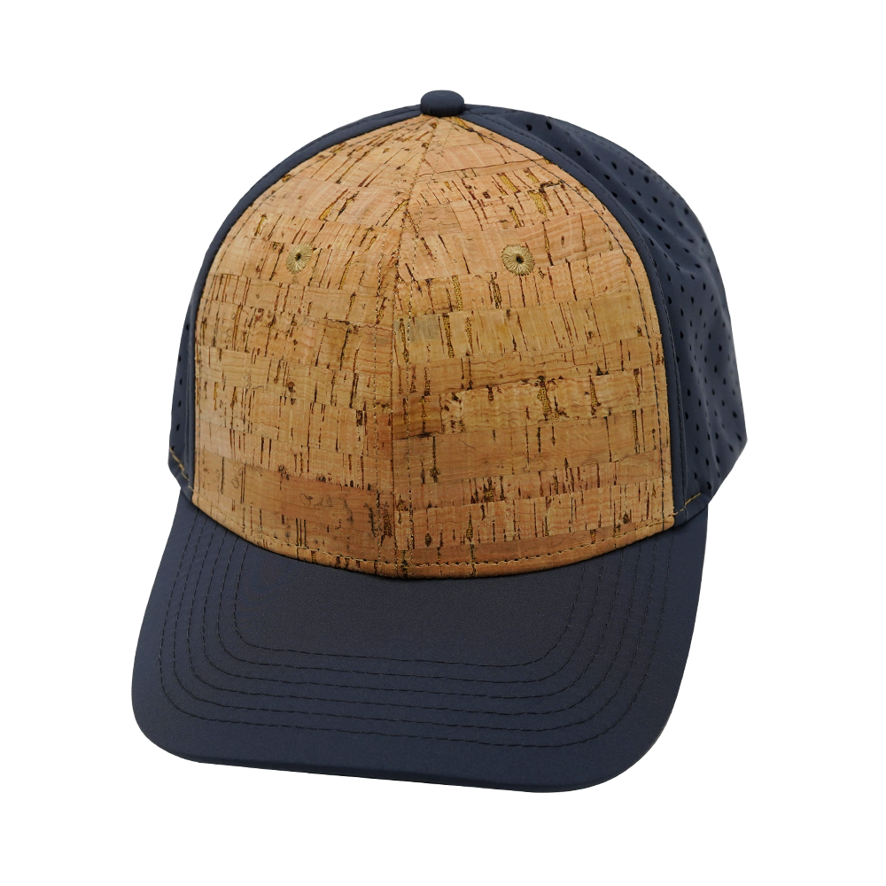 6 Panel - Cork - Charcoal - Trucker Mesh (Unisex) (Case Of 5 Hats) $11-$8ea