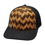6 Panel - Cork - Charcoal Gray - Trucker Mesh (Unisex) (Case Of 5 Hats) $11-$8ea
