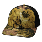 6 Panel - Maple Leaf Camo / Black - Laser Mesh (Unisex) (Case Of 5 Hats) $11-$8ea