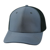 6 Panel - Charcoal / Black - Laser Mesh (Unisex) (Case Of 5 Hats) $11-$8ea
