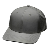 6 Panel - Silver Gray - Laser Mesh (Unisex) (Case Of 5 Hats) $11-$8ea