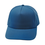 5 Panel - Structured - Light Blue - Laser Mesh (Unisex) (Case Of 5 Hats) $11-$8ea