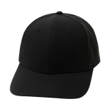 6 Panel  - Black - Laser Mesh (Unisex) (Case Of 5 Hats) $11-$8ea