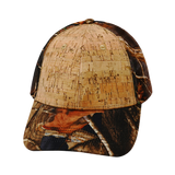 6 Panel - Shallow Fit - Cork - Fall Camo - Fabrick Back (Unisex) (Case Of 5 Hats) $11-$8ea