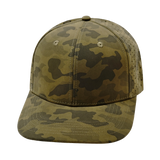 6 Panel - Earth Camo - Laser Mesh (Unisex) (Case Of 5 Hats) $11-$8ea