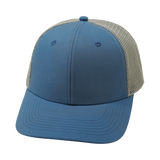 6 Panel  - Light Blue / Gray - Trucker Mesh (Unisex) (Case Of 5 Hats) $11-$8ea