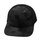 6 Panel  - Black Camo / Black - Laser Mesh (Unisex) (Case Of 5 Hats) $11-$8ea
