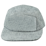 5 Panel - Unstructured - Light Gray Hemp - Fabrick Back (Unisex) (Case Of 5 Hats) $11-$8ea