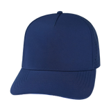 5 Panel - Structured - Navy - Laser Mesh (Unisex) (Case Of 5 Hats) $11-$8ea