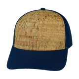 6 Panel - Cork - Navy - Laser Mesh (Unisex) (Case Of 5 Hats) $11-$8ea