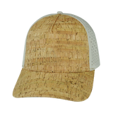 5 Panel - Structured - Cork - Gray - Laser Mesh (Unisex) (Case Of 5 Hats) $11-$8ea