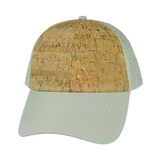 6 Panel - Unstructured - Cork - Gray - Laser Mesh (Unisex) (Case Of 5 Hats) $11-$8ea